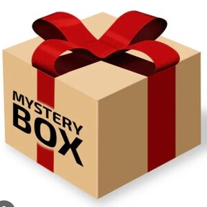 Mystery Box with Red Ribbon